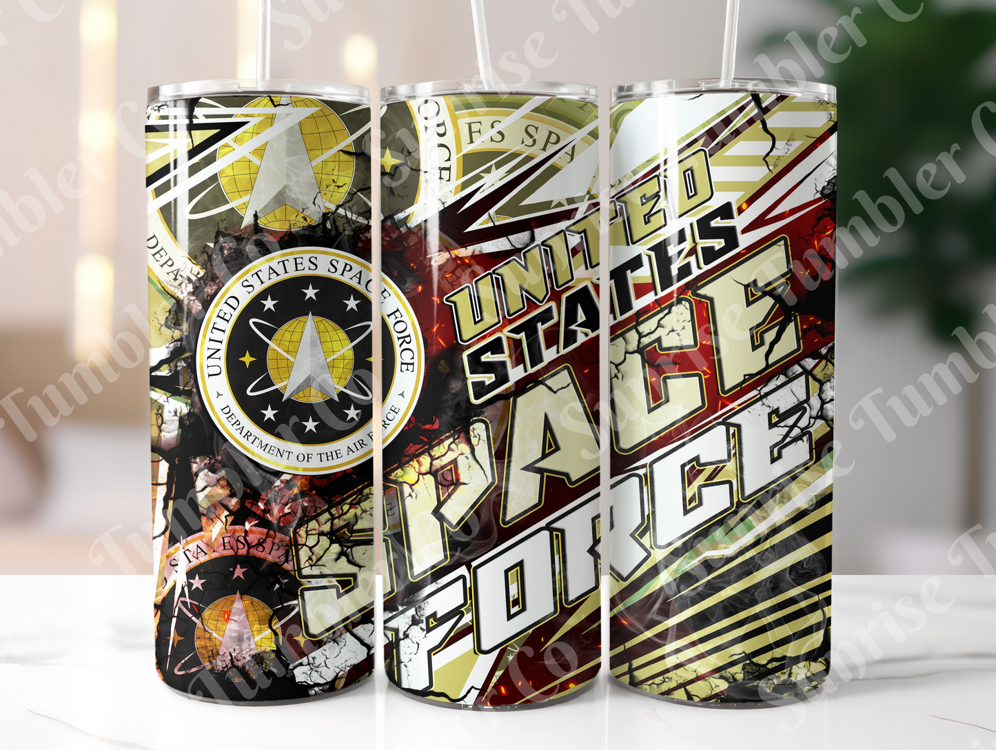Military, Veteran & First Responders Variety Part 2 - 20oz and 30oz Tumblers (Glow In The Dark Green And Blue Available)