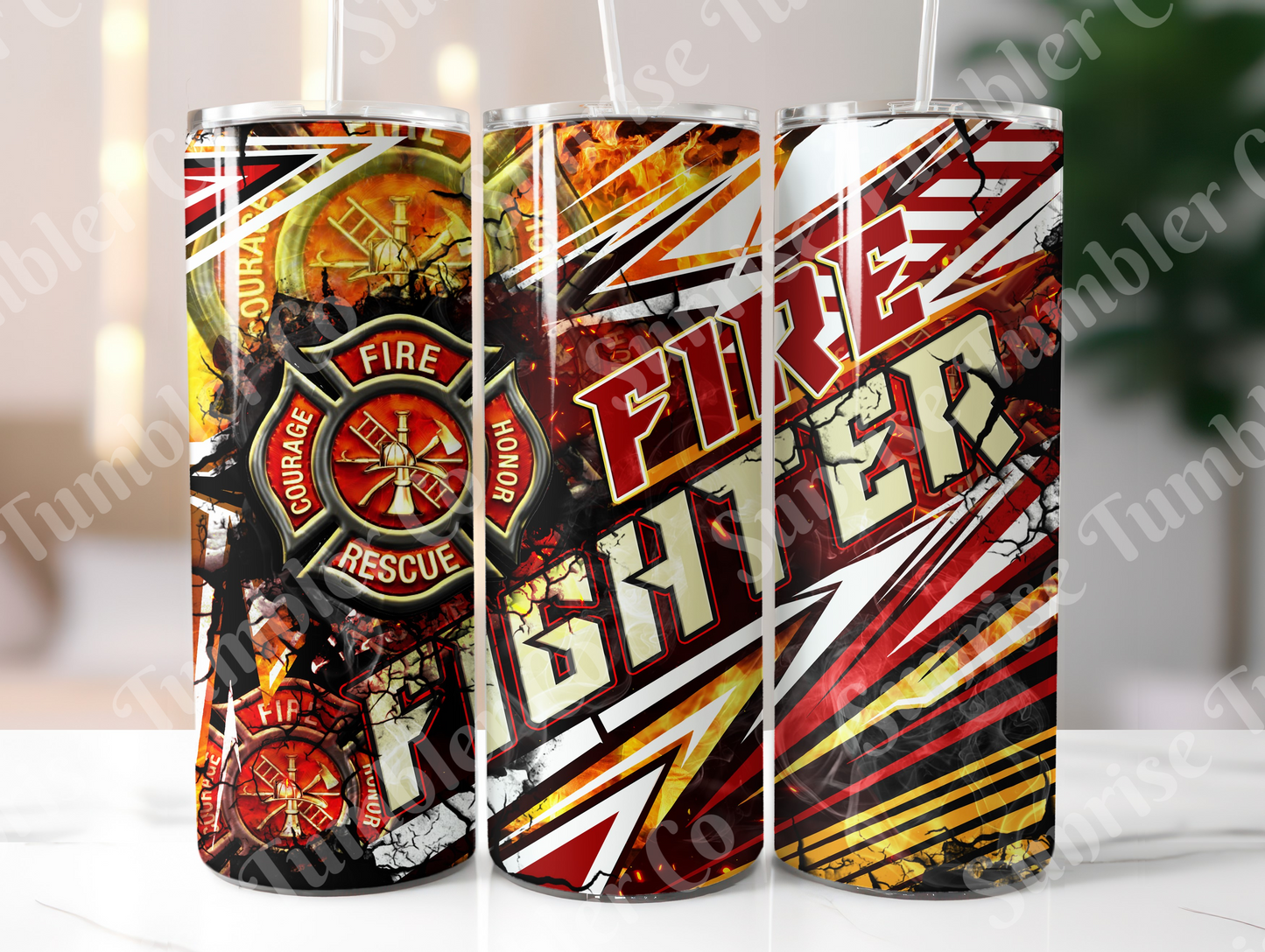 Military, Veteran & First Responders Variety Part 2 - 20oz and 30oz Tumblers (Glow In The Dark Green And Blue Available)