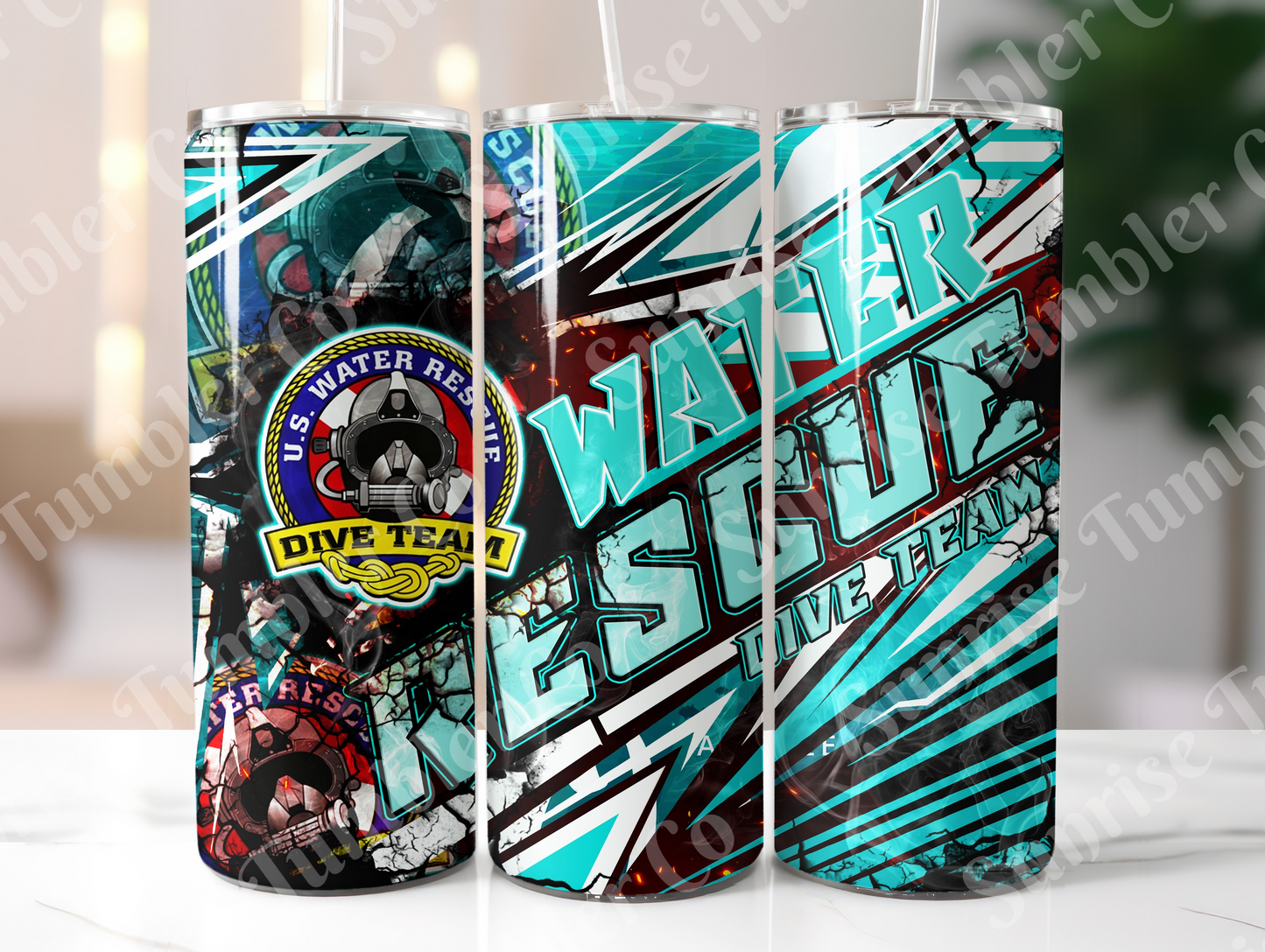 Military, Veteran & First Responders Variety Part 2 - 20oz and 30oz Tumblers (Glow In The Dark Green And Blue Available)