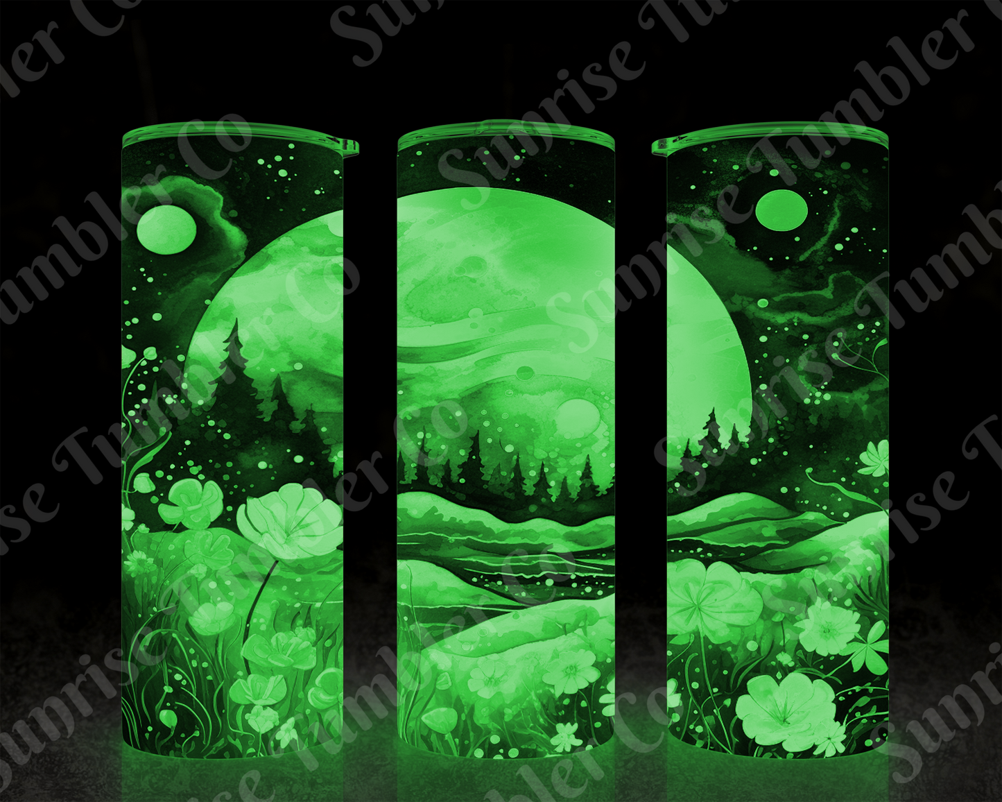 Moon Variety - 20 oz and 30 oz Tumblers (Glow In The Dark Option Available)