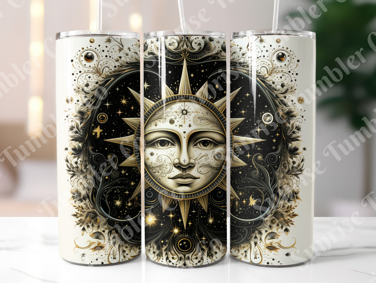 Moon Variety - 20 oz and 30 oz Tumblers (Glow In The Dark Option Available)