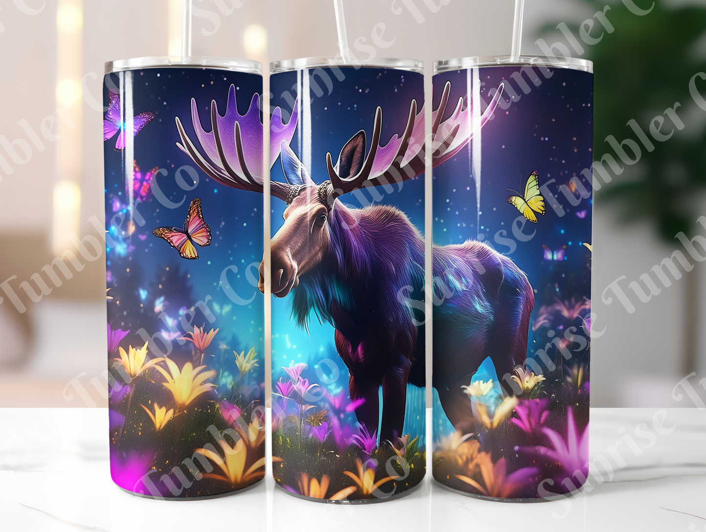 Moose Variety - 20oz and 30oz Tumblers (Glow In The Dark Green And Blue Available)