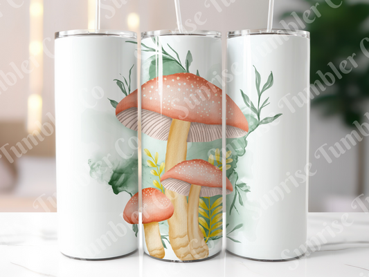 Mushroom Variety Part 2 - 20oz and 30oz Tumblers (Glow In The Dark Green And Blue Available)