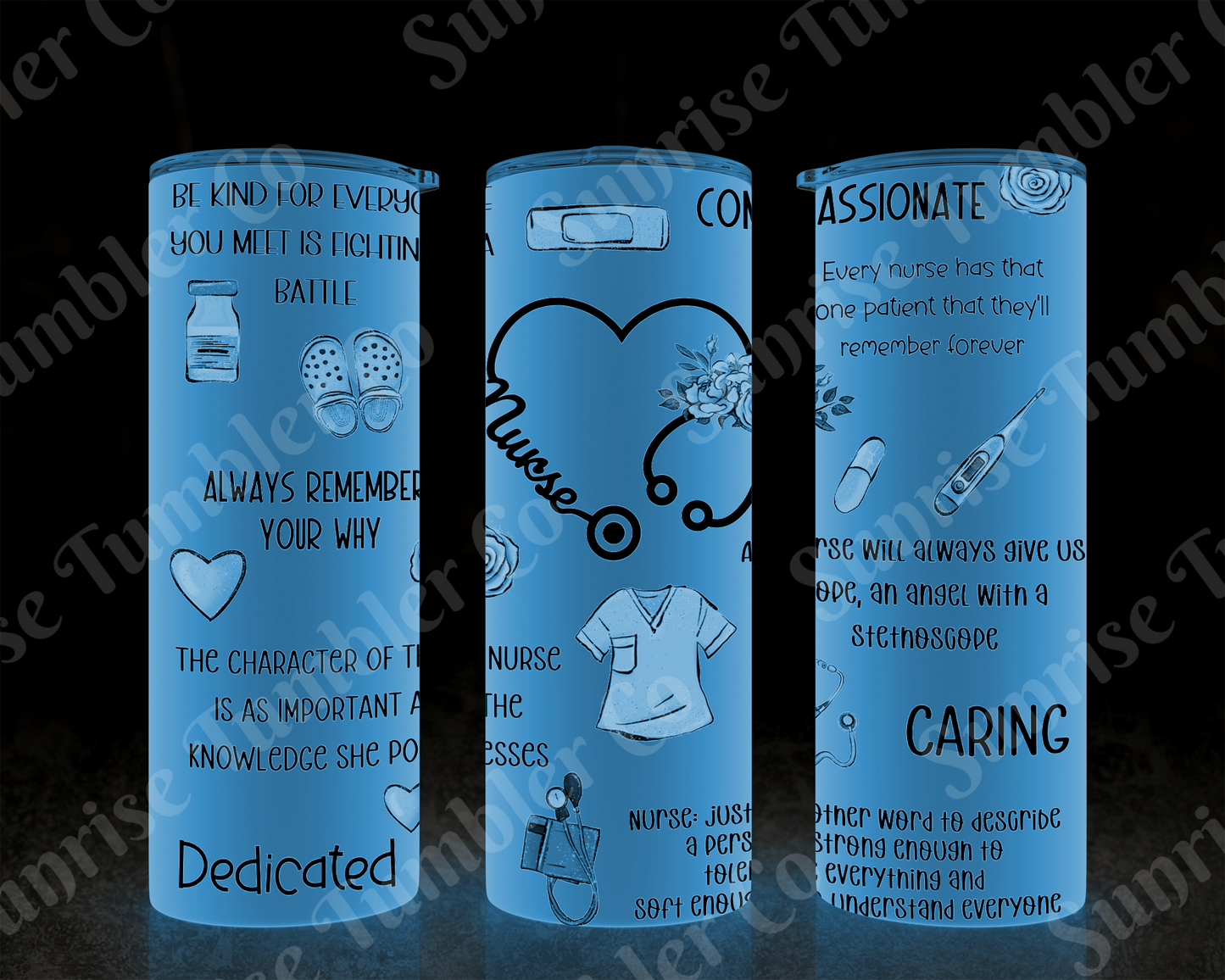 Positive and Inspirational Variety Part 4 - 20 oz and 30 oz Tumblers 9glow In The Dark Option Available)