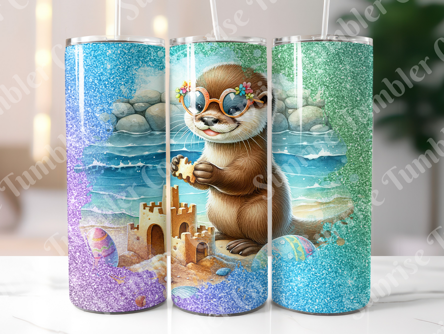 Otter Variety - 20 oz and 30 oz Tumbler (Glow In The Dark Option Available)
