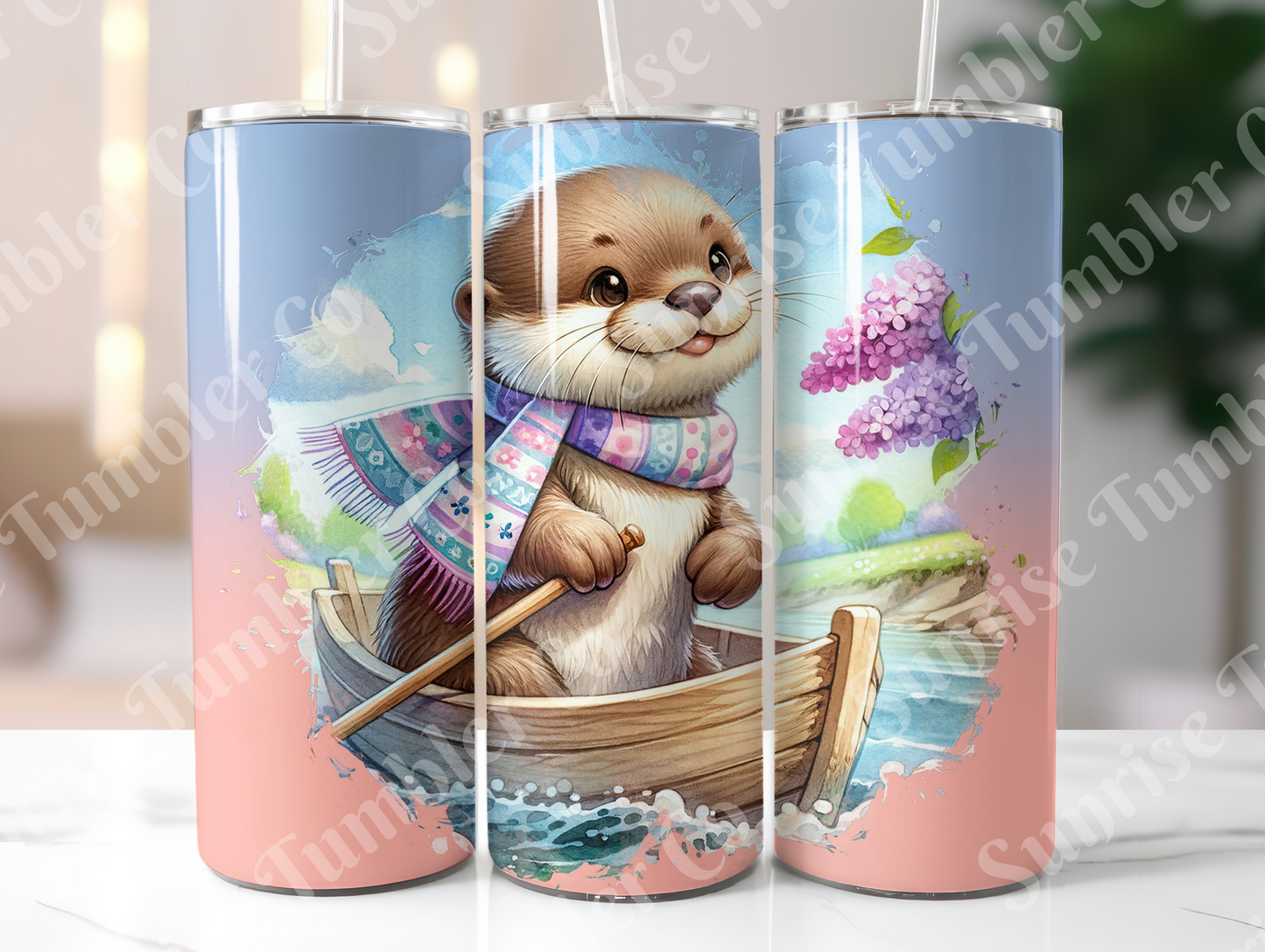 Otter Variety - 20 oz and 30 oz Tumbler (Glow In The Dark Option Available)