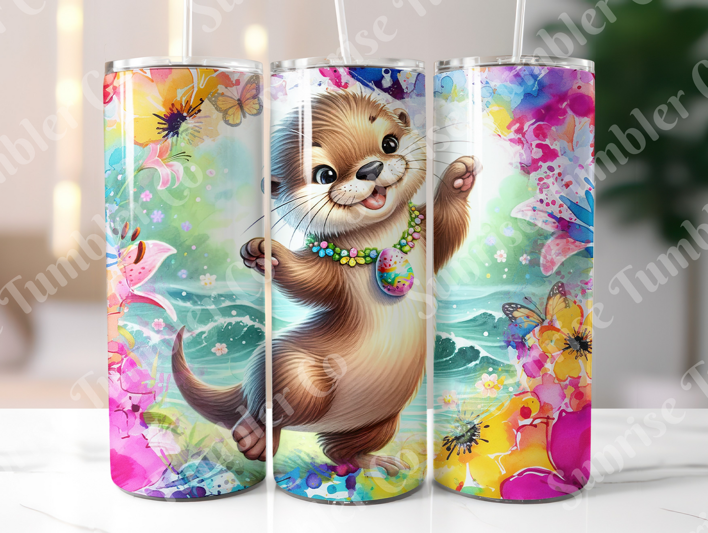Otter Variety - 20 oz and 30 oz Tumbler (Glow In The Dark Option Available)