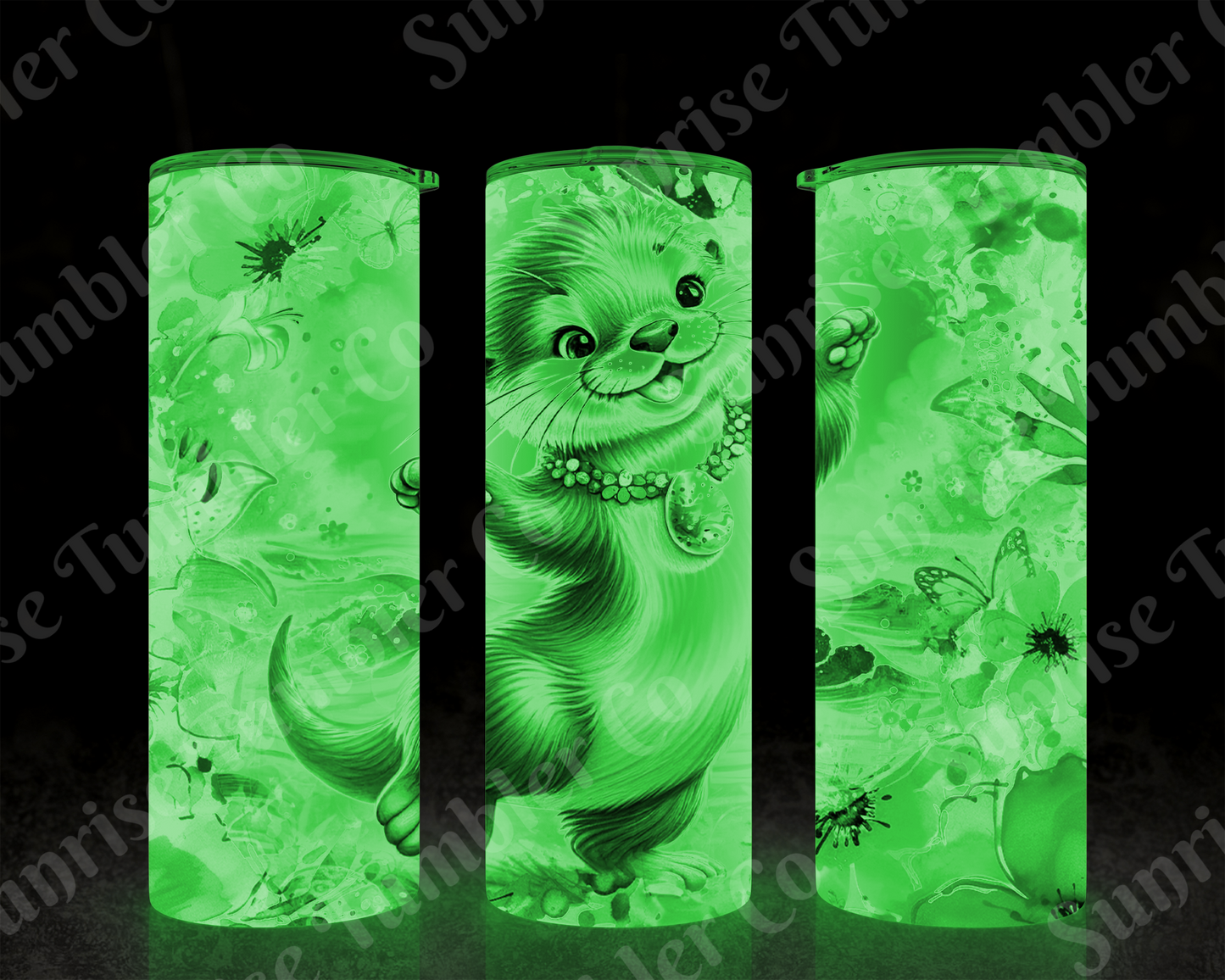 Otter Variety - 20 oz and 30 oz Tumbler (Glow In The Dark Option Available)