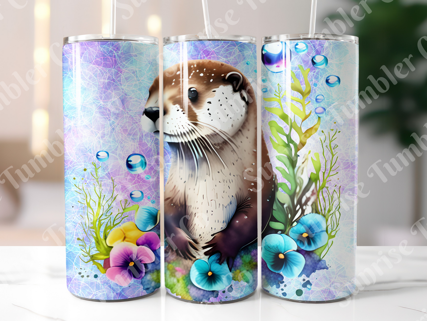 Otter Variety - 20 oz and 30 oz Tumbler (Glow In The Dark Option Available)