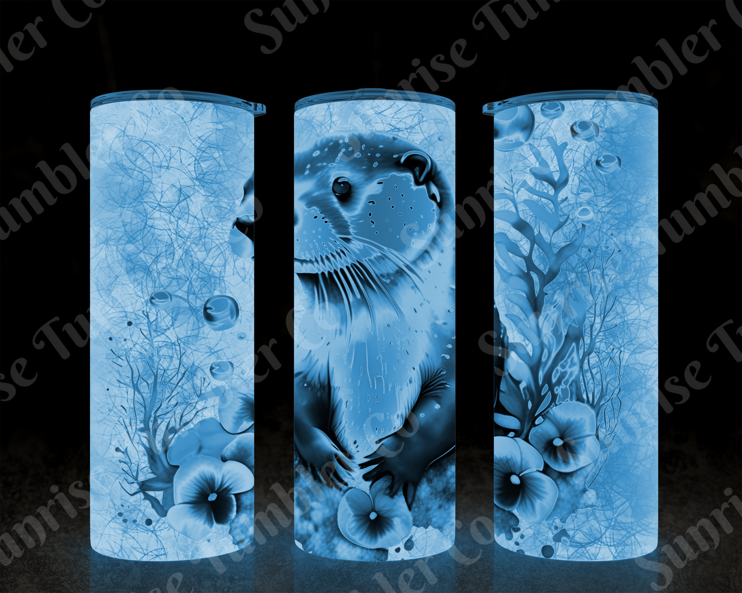 Otter Variety - 20 oz and 30 oz Tumbler (Glow In The Dark Option Available)