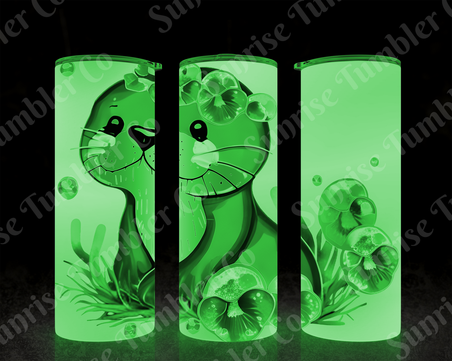 Otter Variety - 20 oz and 30 oz Tumbler (Glow In The Dark Option Available)