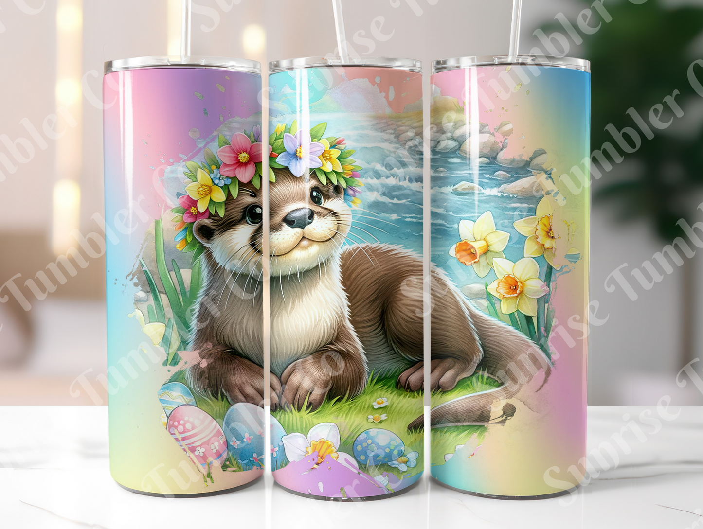 Otter Variety - 20 oz and 30 oz Tumbler (Glow In The Dark Option Available)