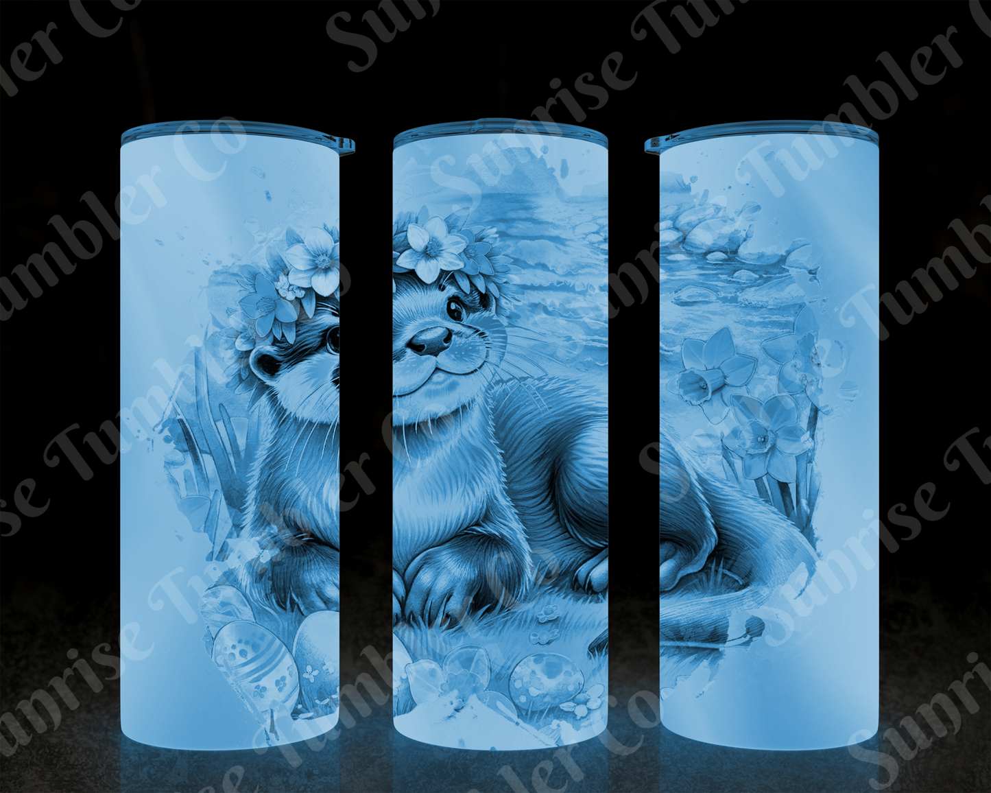 Otter Variety - 20 oz and 30 oz Tumbler (Glow In The Dark Option Available)