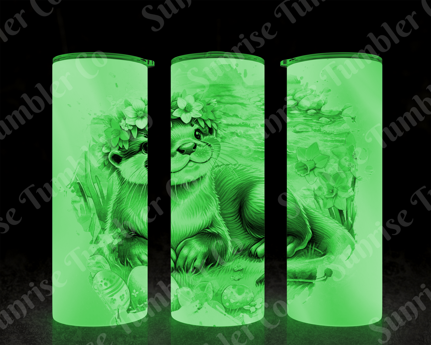 Otter Variety - 20 oz and 30 oz Tumbler (Glow In The Dark Option Available)