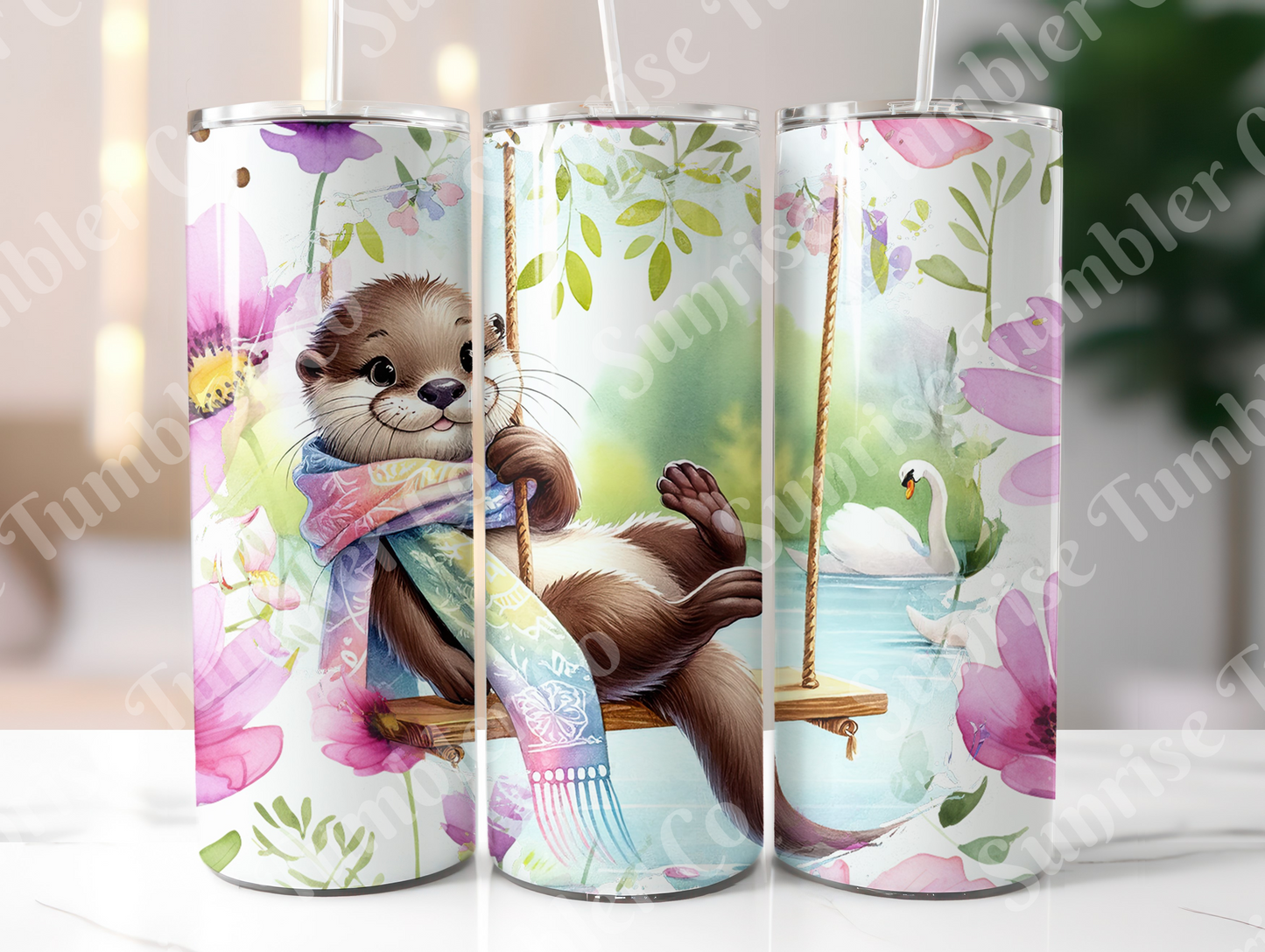 Otter Variety - 20 oz and 30 oz Tumbler (Glow In The Dark Option Available)