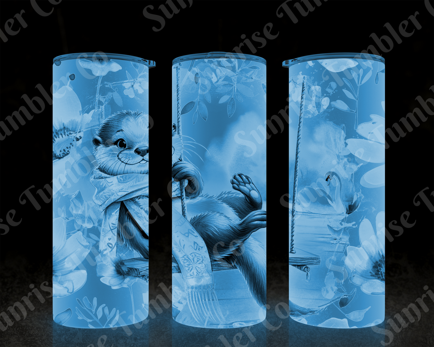 Otter Variety - 20 oz and 30 oz Tumbler (Glow In The Dark Option Available)