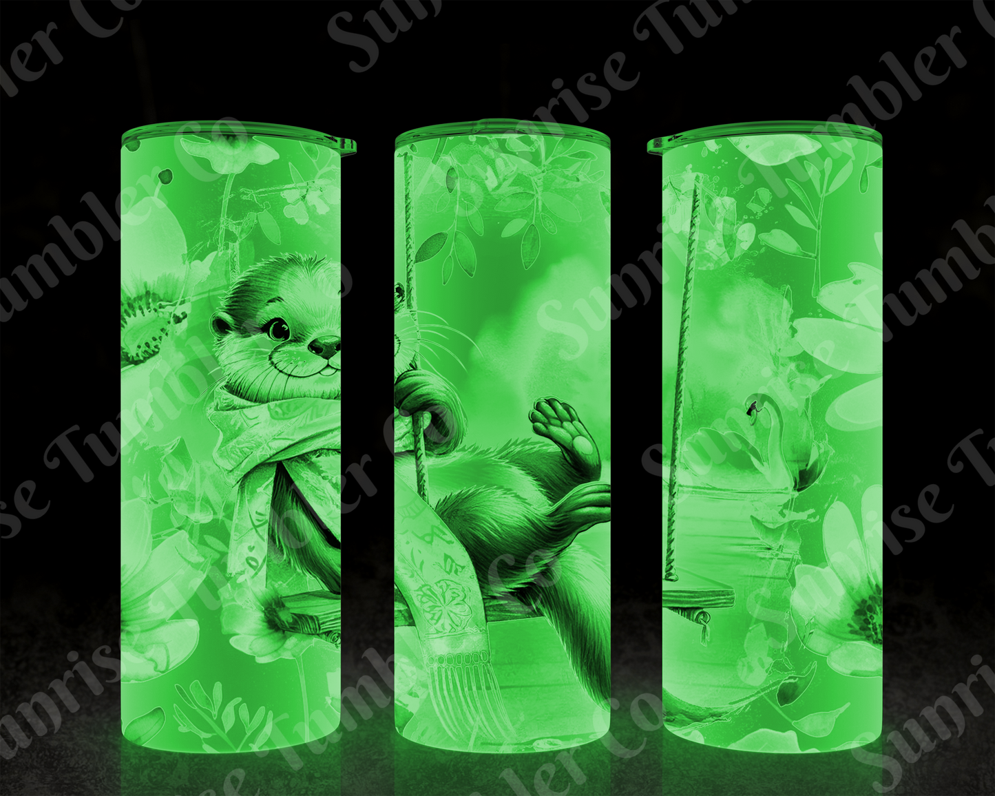Otter Variety - 20 oz and 30 oz Tumbler (Glow In The Dark Option Available)