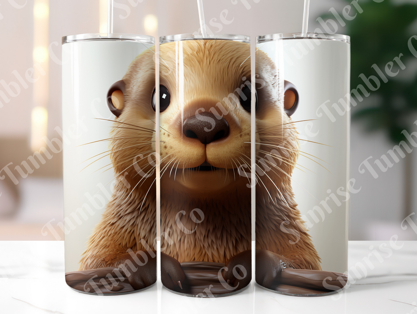 Otter Variety - 20 oz and 30 oz Tumbler (Glow In The Dark Option Available)