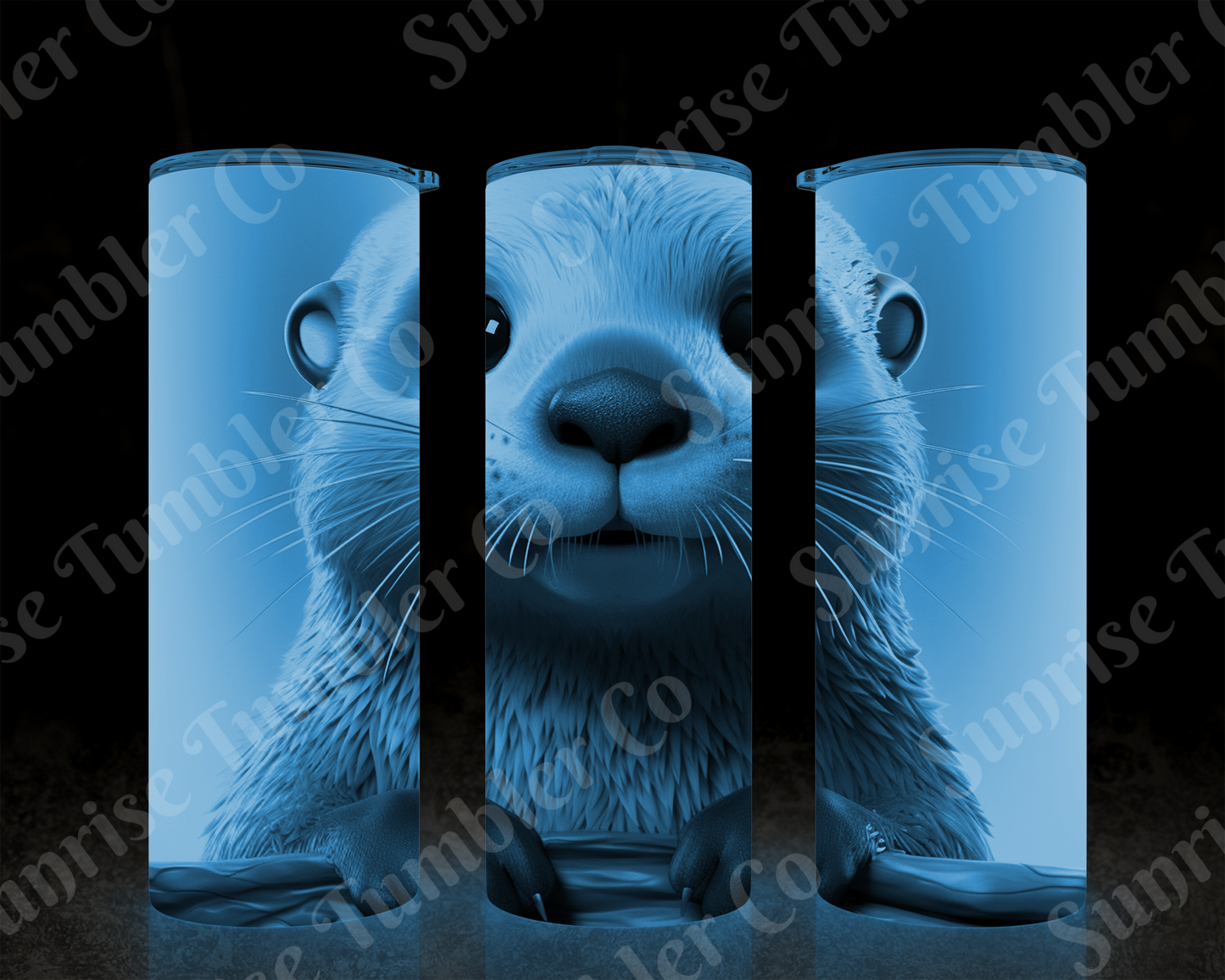 Otter Variety - 20 oz and 30 oz Tumbler (Glow In The Dark Option Available)