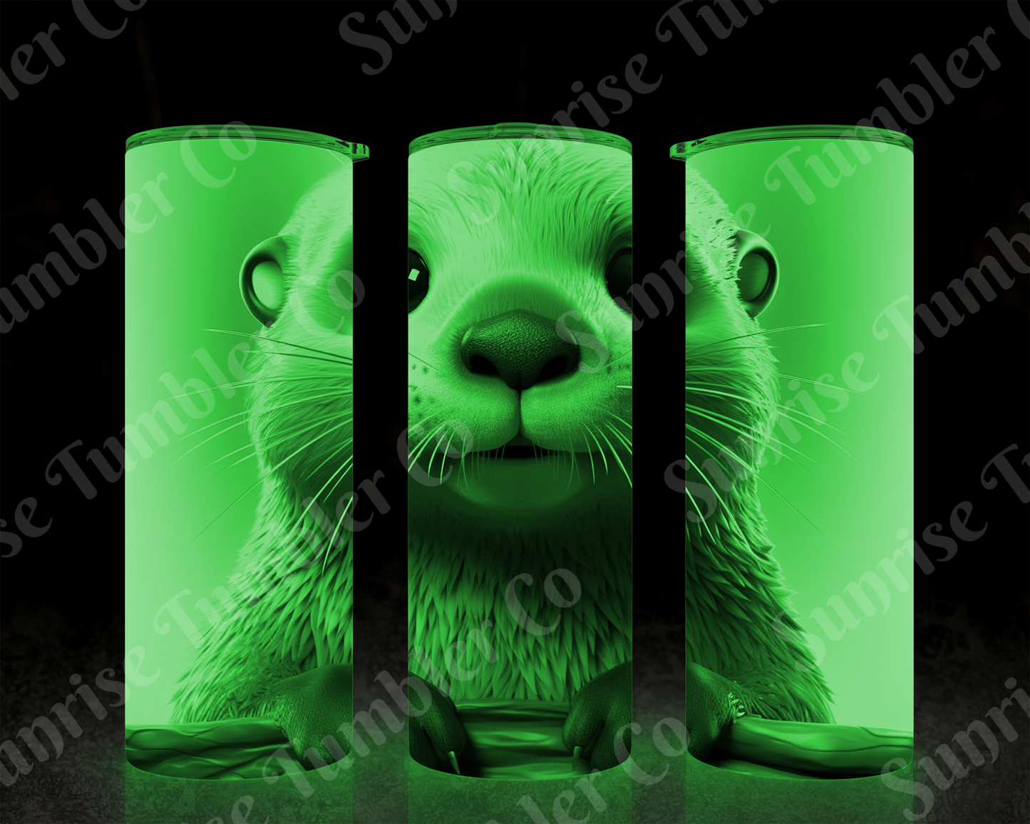 Otter Variety - 20 oz and 30 oz Tumbler (Glow In The Dark Option Available)