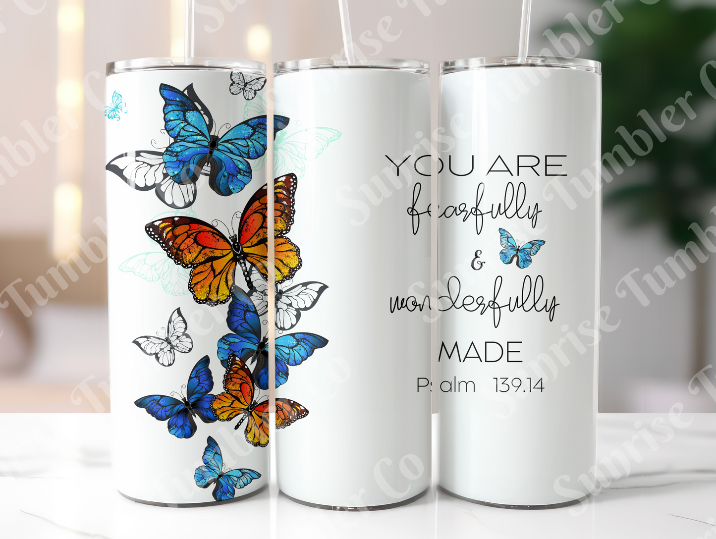 Faith Quotes Variety - 20 oz and 30 oz Tumblers (Glow In The Dark Options Available)