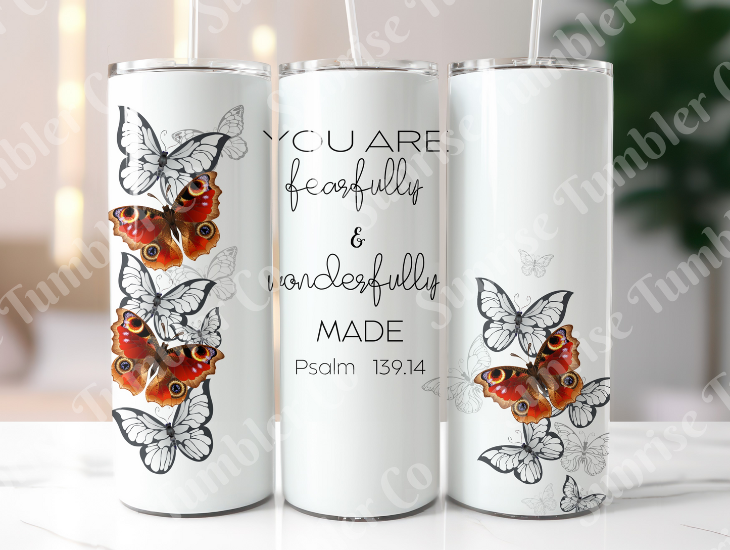 Faith Quotes Variety - 20 oz and 30 oz Tumblers (Glow In The Dark Options Available)