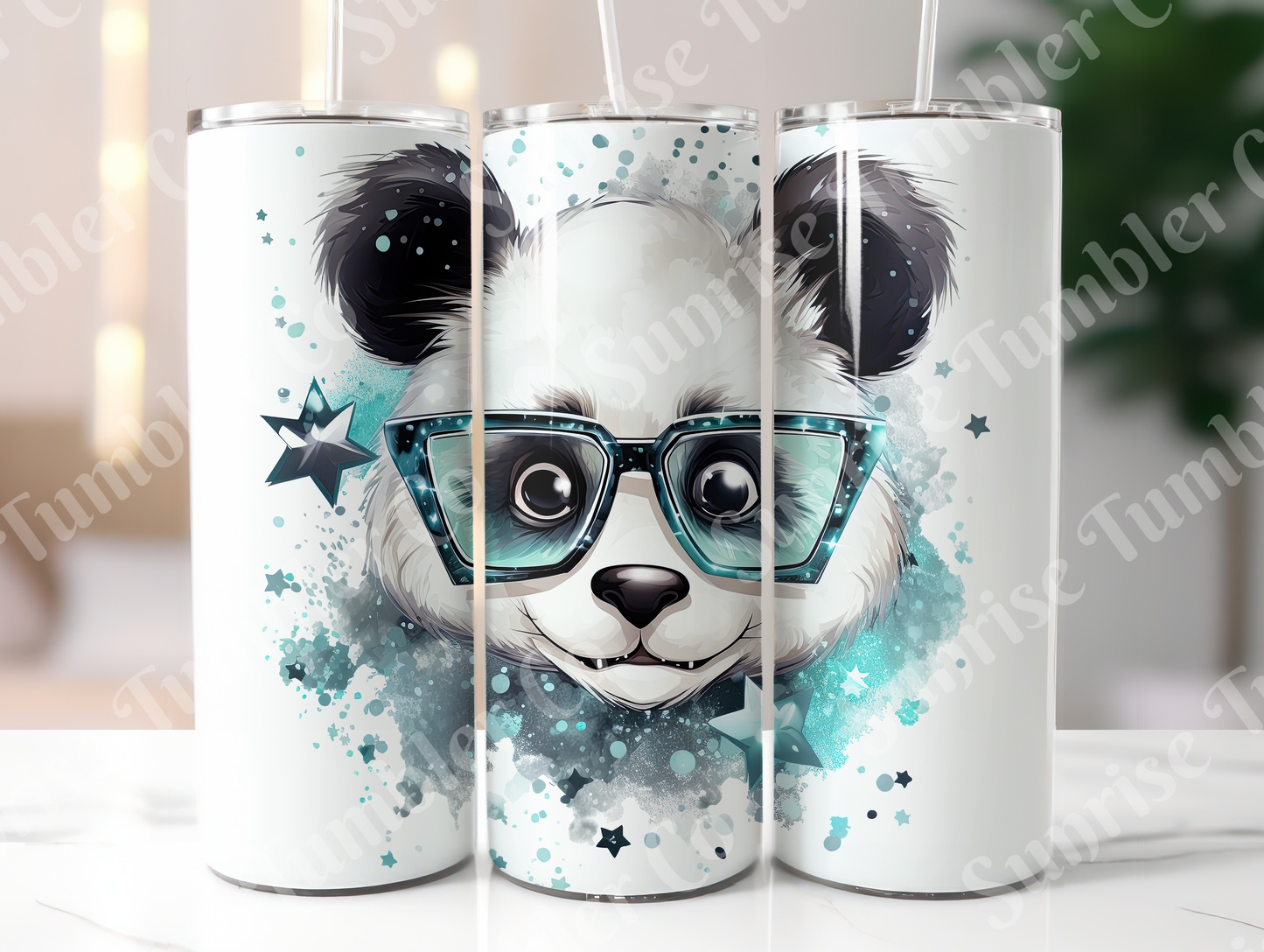 Panda Variety Part 1 - 20oz and 30oz Tumblers (Glow In The Dark Green And Blue Available)