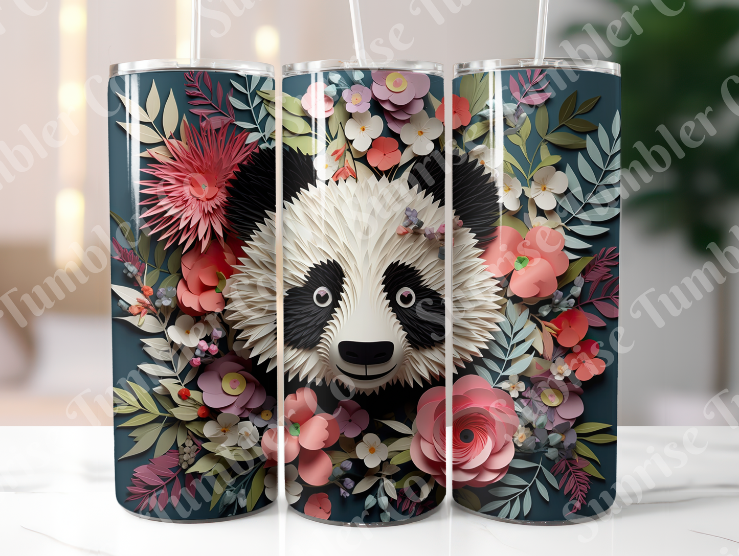 Panda Variety Part 1 - 20oz and 30oz Tumblers (Glow In The Dark Green And Blue Available)