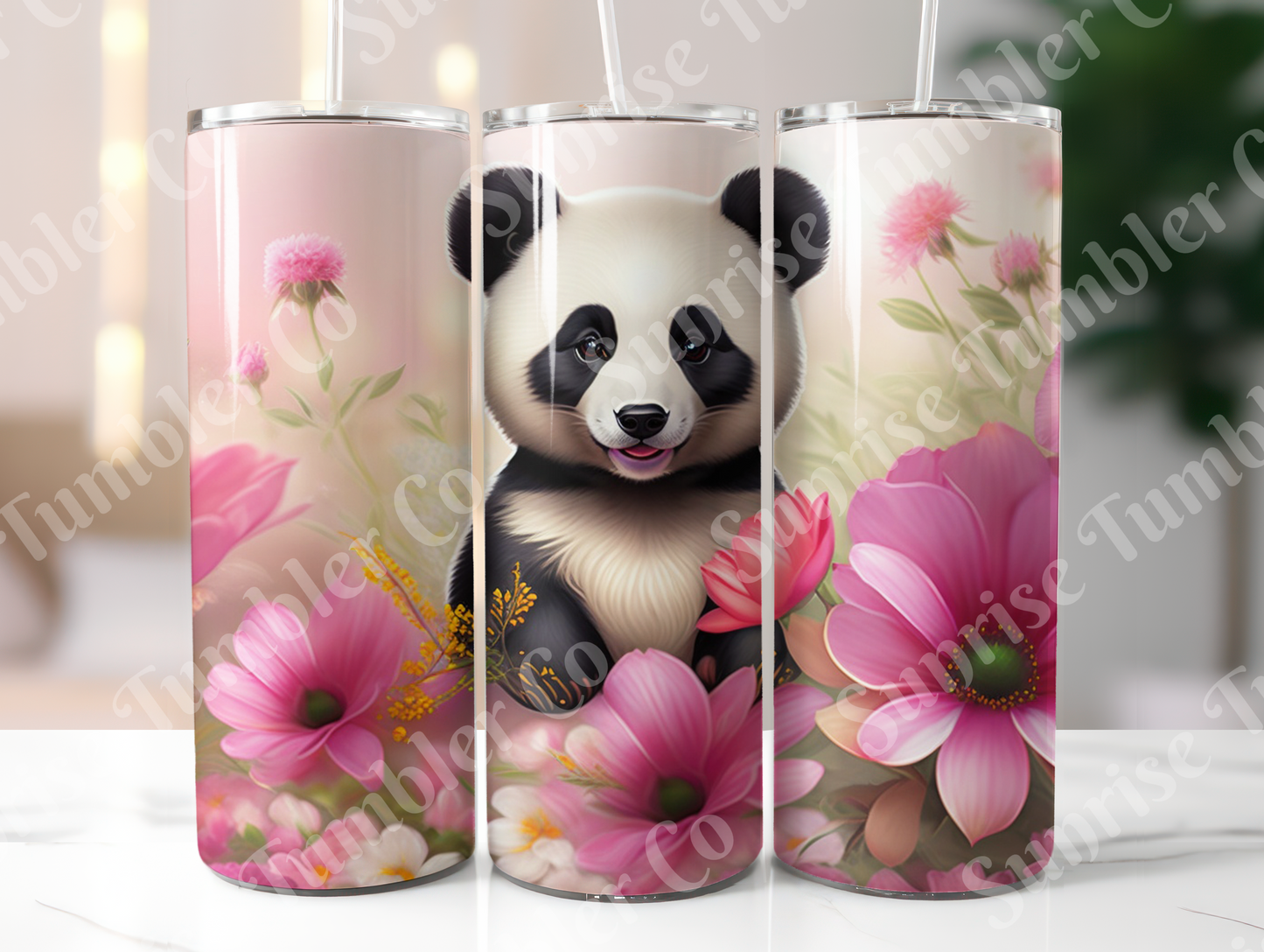 Panda Variety Part 1 - 20oz and 30oz Tumblers (Glow In The Dark Green And Blue Available)