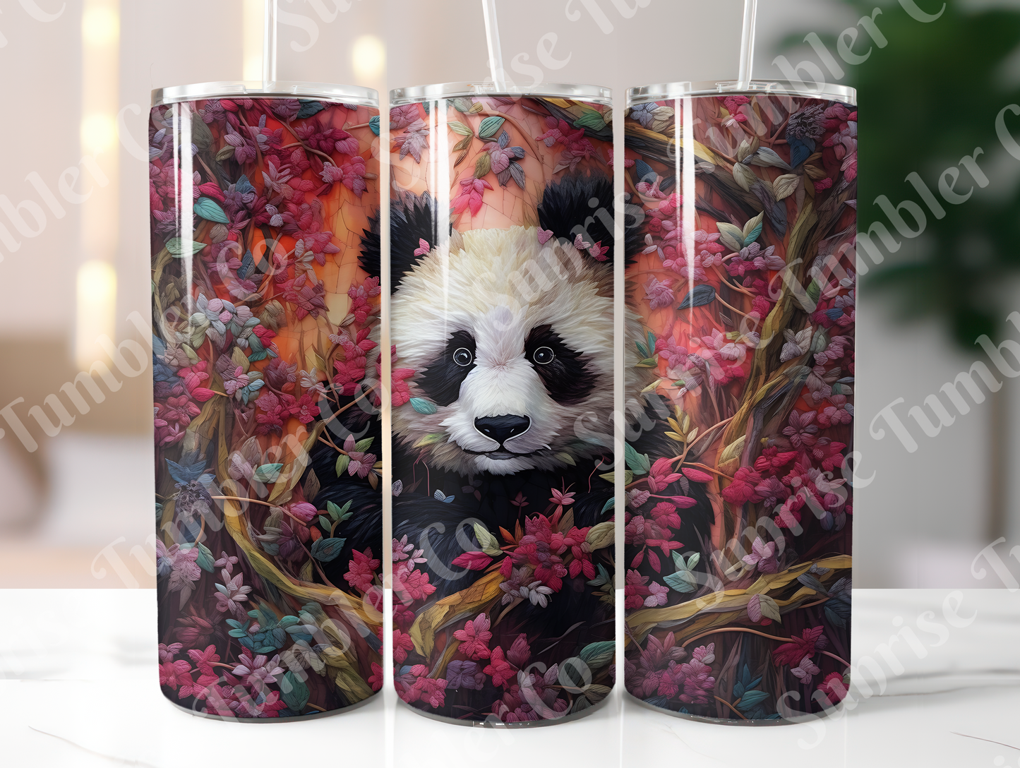 Panda Variety Part 1 - 20oz and 30oz Tumblers (Glow In The Dark Green And Blue Available)