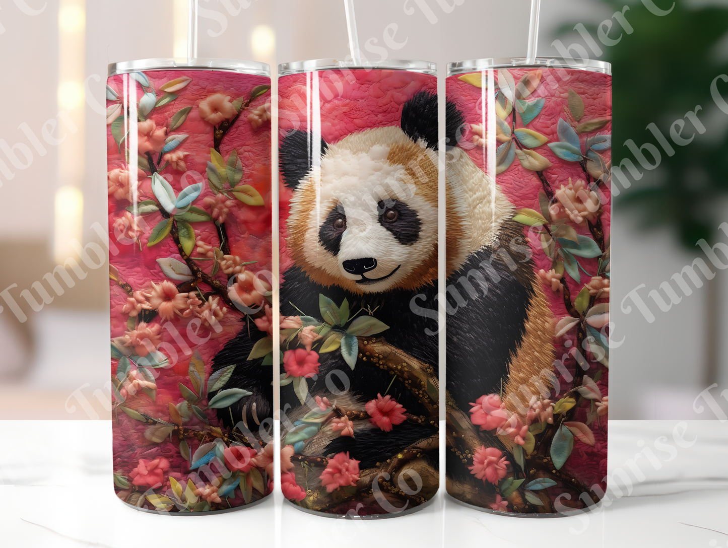 Panda Variety Part 1 - 20oz and 30oz Tumblers (Glow In The Dark Green And Blue Available)