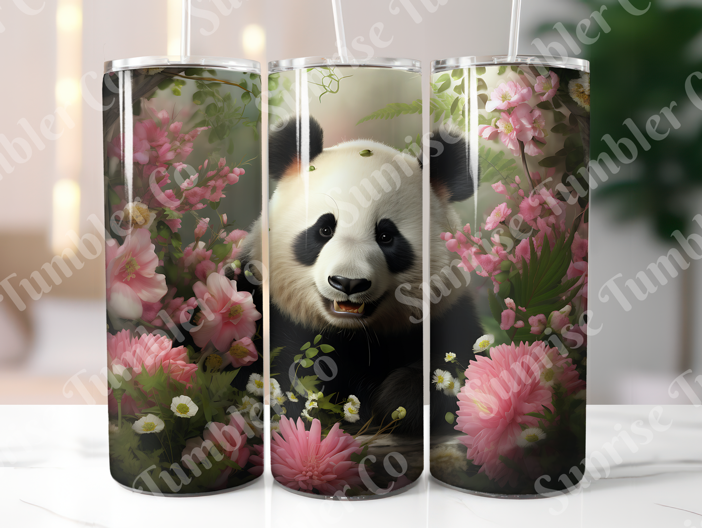Panda Variety Part 1 - 20oz and 30oz Tumblers (Glow In The Dark Green And Blue Available)
