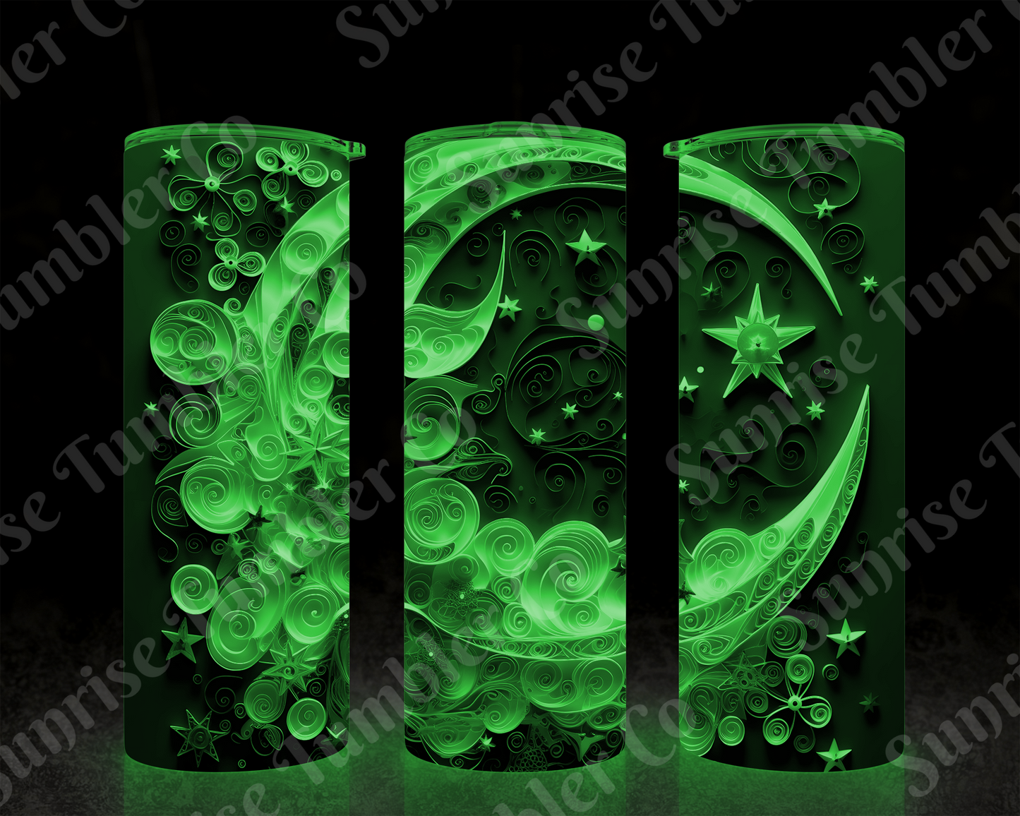 Moon Variety - 20 oz and 30 oz Tumblers (Glow In The Dark Option Available)