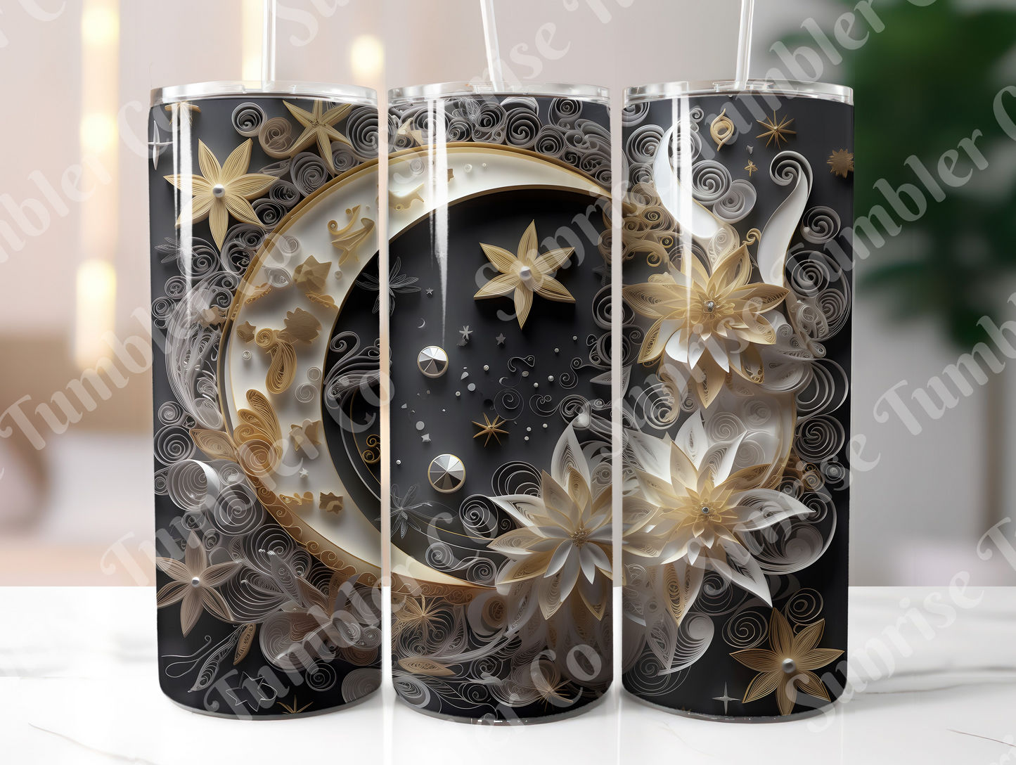Moon Variety - 20 oz and 30 oz Tumblers (Glow In The Dark Option Available)