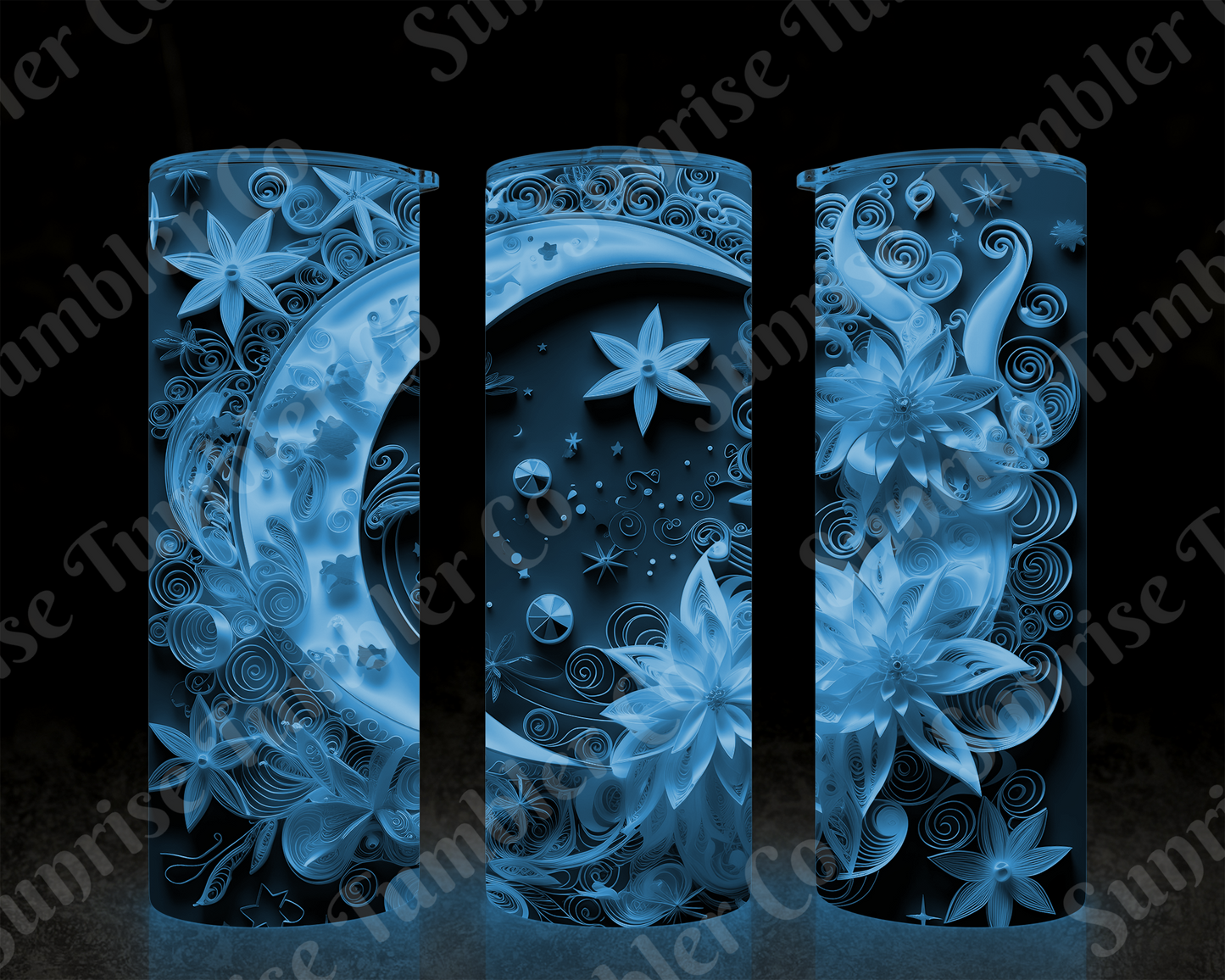 Moon Variety - 20 oz and 30 oz Tumblers (Glow In The Dark Option Available)