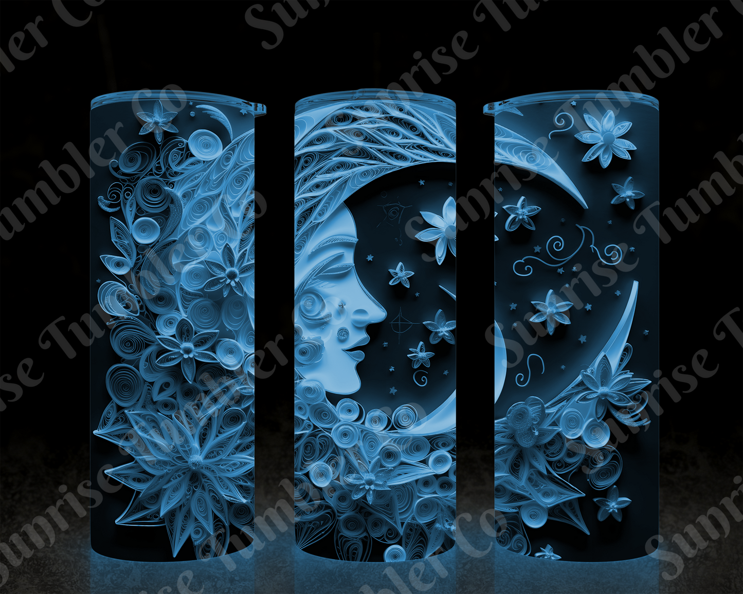 Moon Variety - 20 oz and 30 oz Tumblers (Glow In The Dark Option Available)
