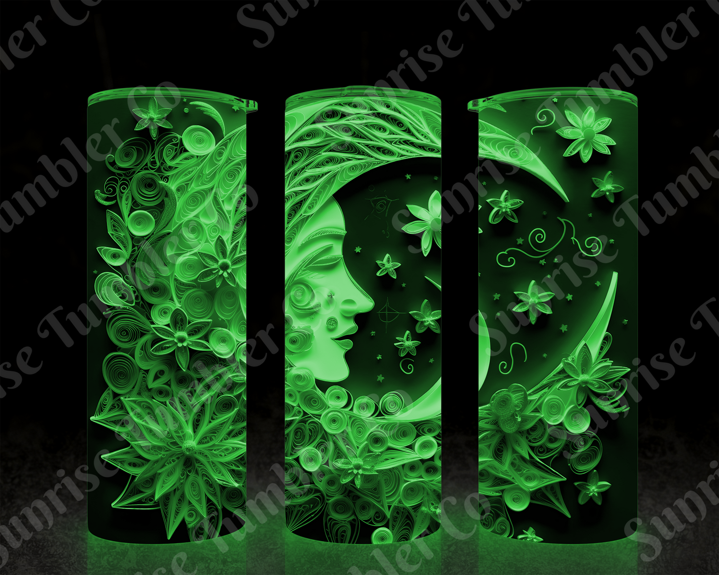 Moon Variety - 20 oz and 30 oz Tumblers (Glow In The Dark Option Available)