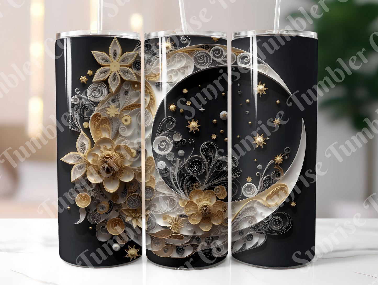Moon Variety - 20 oz and 30 oz Tumblers (Glow In The Dark Option Available)