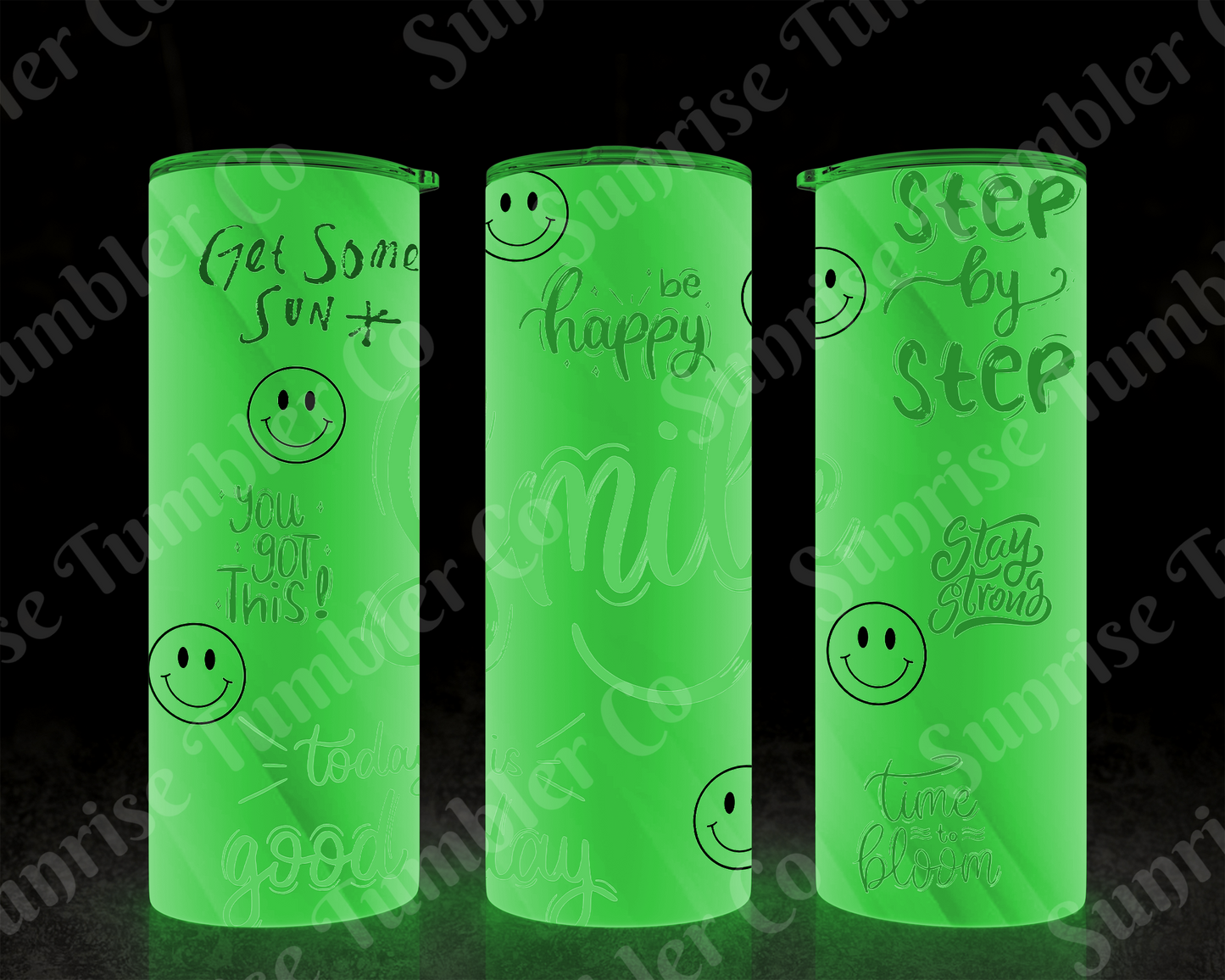 Positive and Inspirational Sayings Variety Part 2 - 20 oz and 30 oz Tumblers (Glow In The Dark Option Available)
