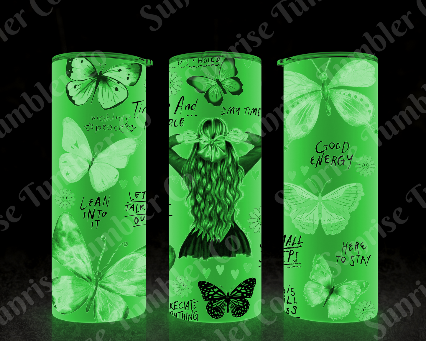Positive and Inspirational Sayings Variety Part 2 - 20 oz and 30 oz Tumblers (Glow In The Dark Option Available)