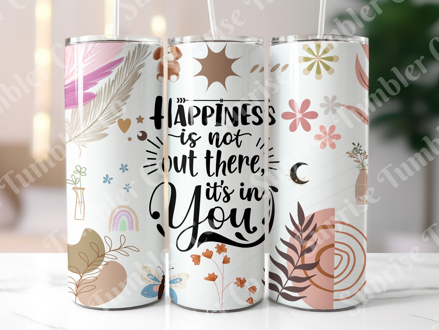 Positive and Inspirational Sayings Variety Part 2 - 20 oz and 30 oz Tumblers (Glow In The Dark Option Available)