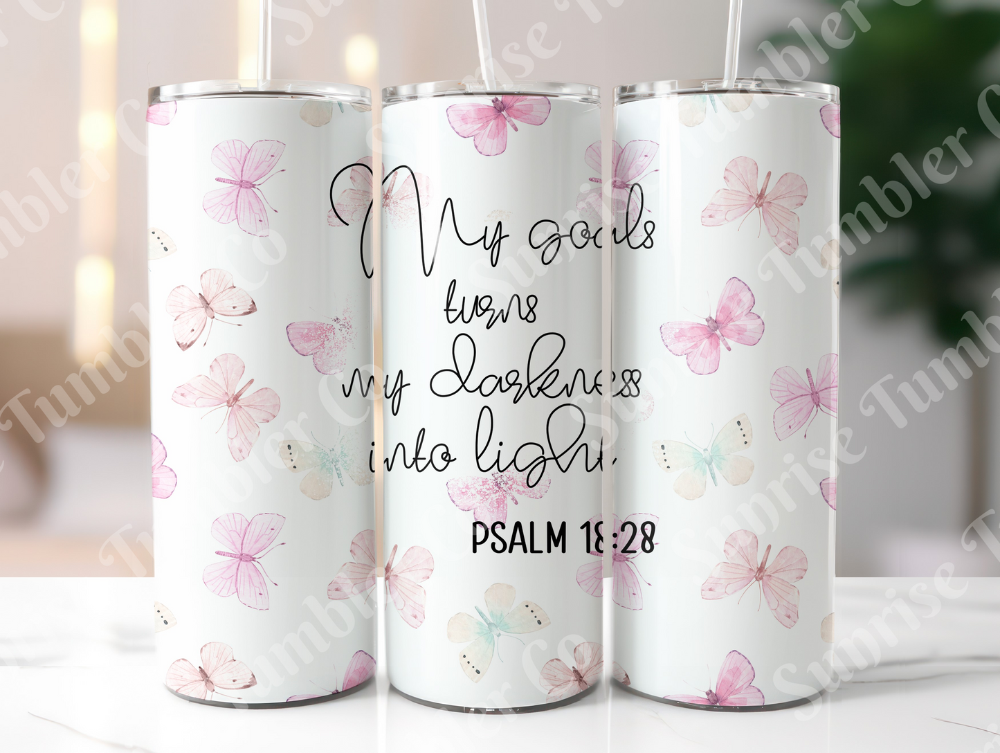 Faith Quotes Variety - 20 oz and 30 oz Tumblers (Glow In The Dark Options Available)
