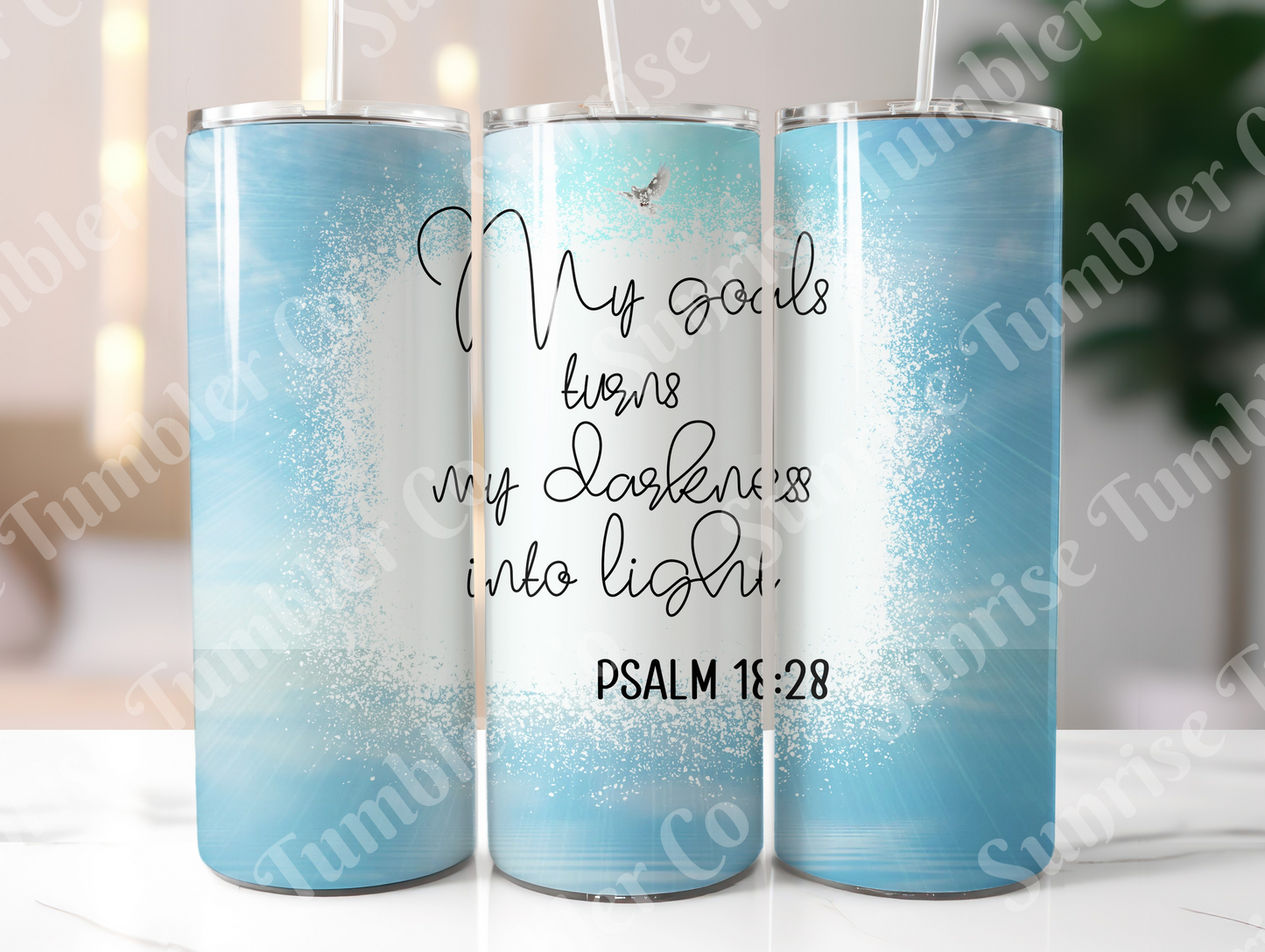 Faith Quotes Variety - 20 oz and 30 oz Tumblers (Glow In The Dark Options Available)