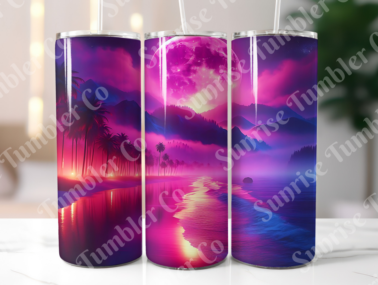 Moon Variety - 20 oz and 30 oz Tumblers (Glow In The Dark Option Available)