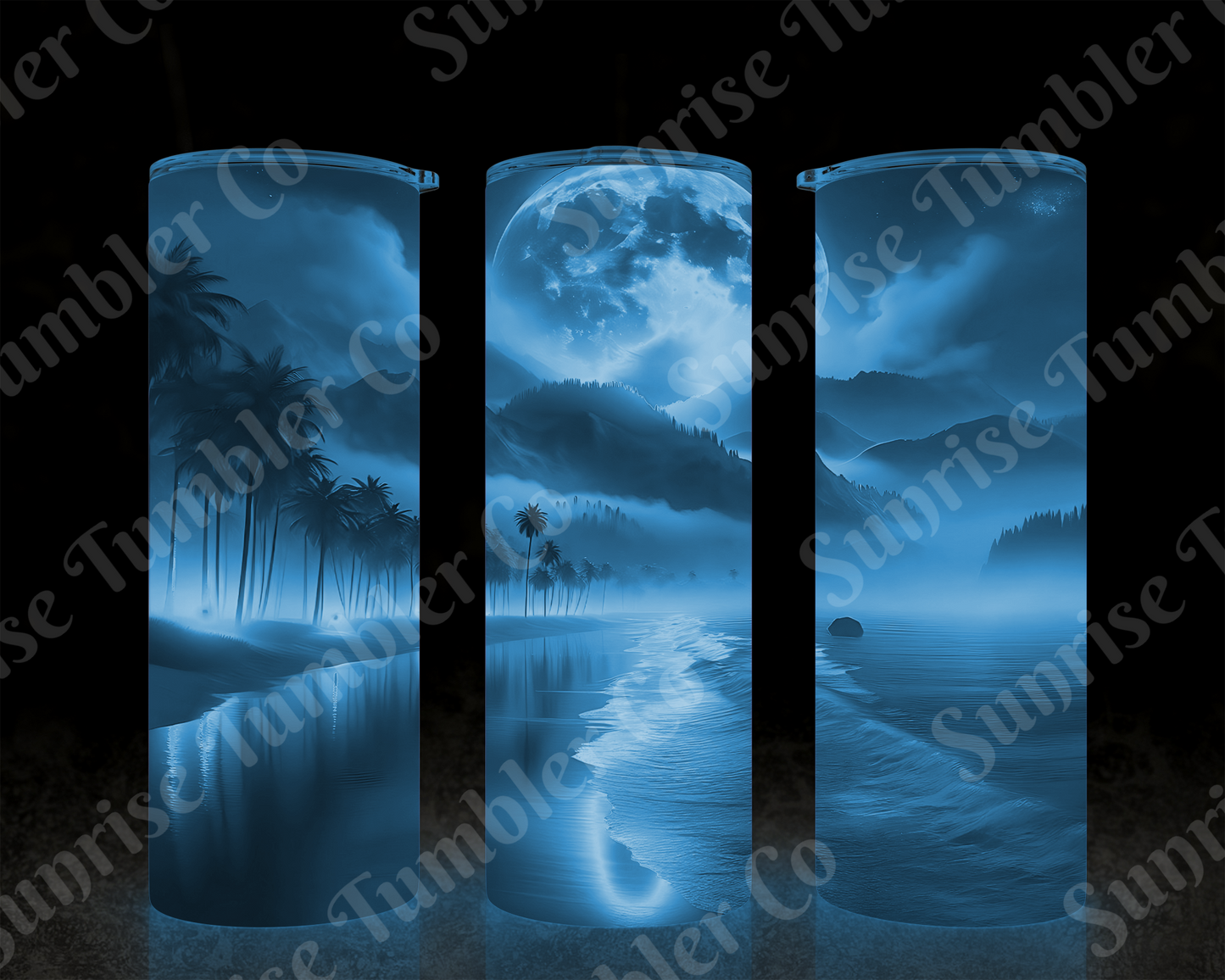 Moon Variety - 20 oz and 30 oz Tumblers (Glow In The Dark Option Available)