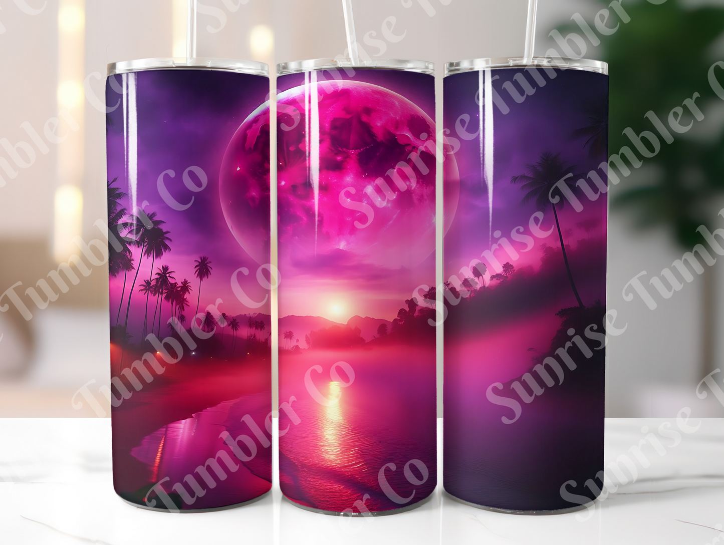Moon Variety - 20 oz and 30 oz Tumblers (Glow In The Dark Option Available)