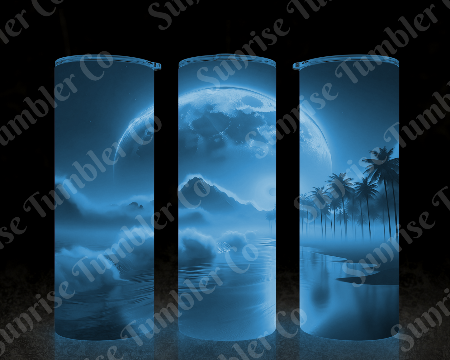Moon Variety - 20 oz and 30 oz Tumblers (Glow In The Dark Option Available)