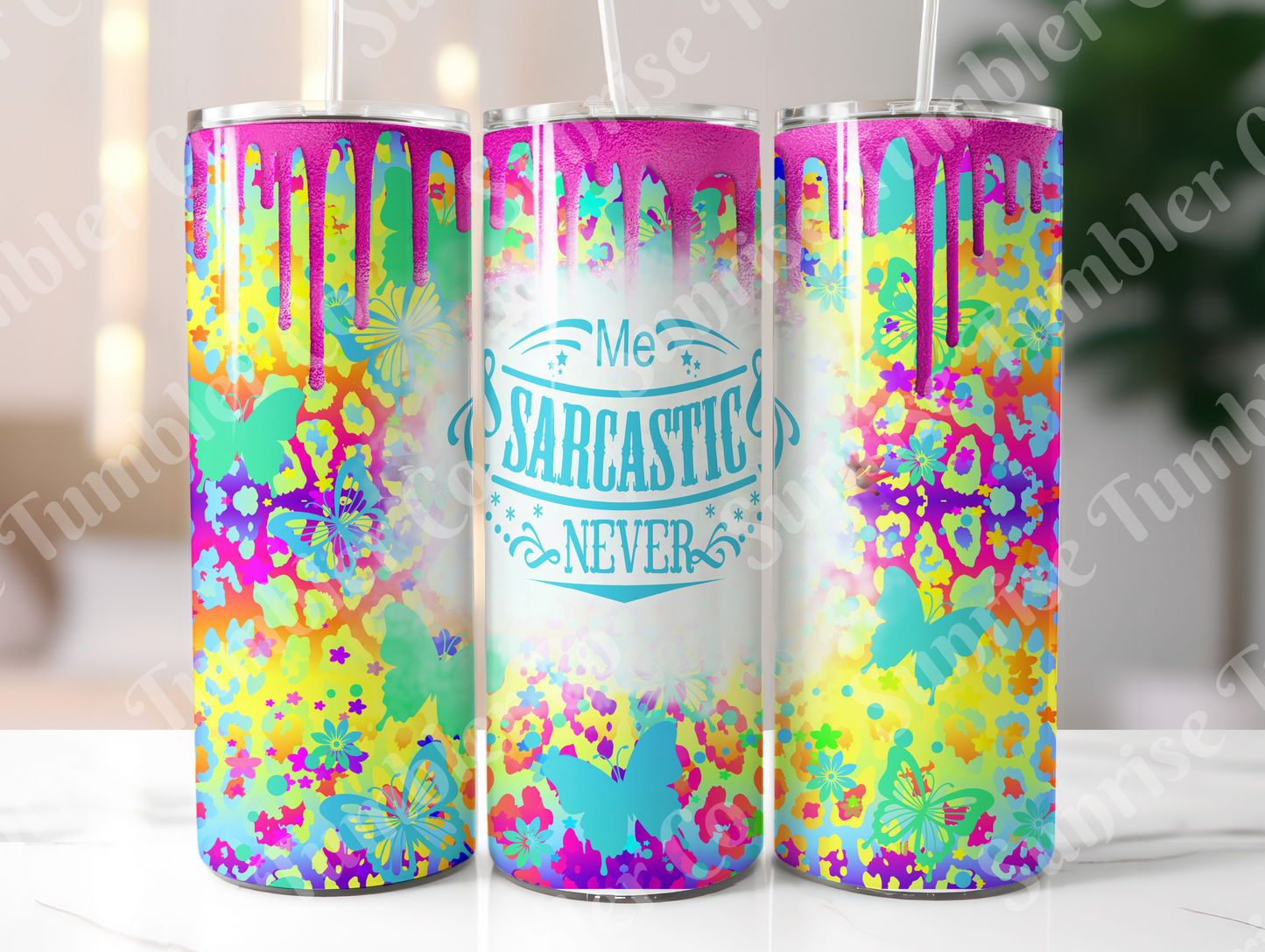 Sarcastic Sayings Variety Part 4 - 20oz or 30 oz Tumblers (Glow in The Dark Option Available)