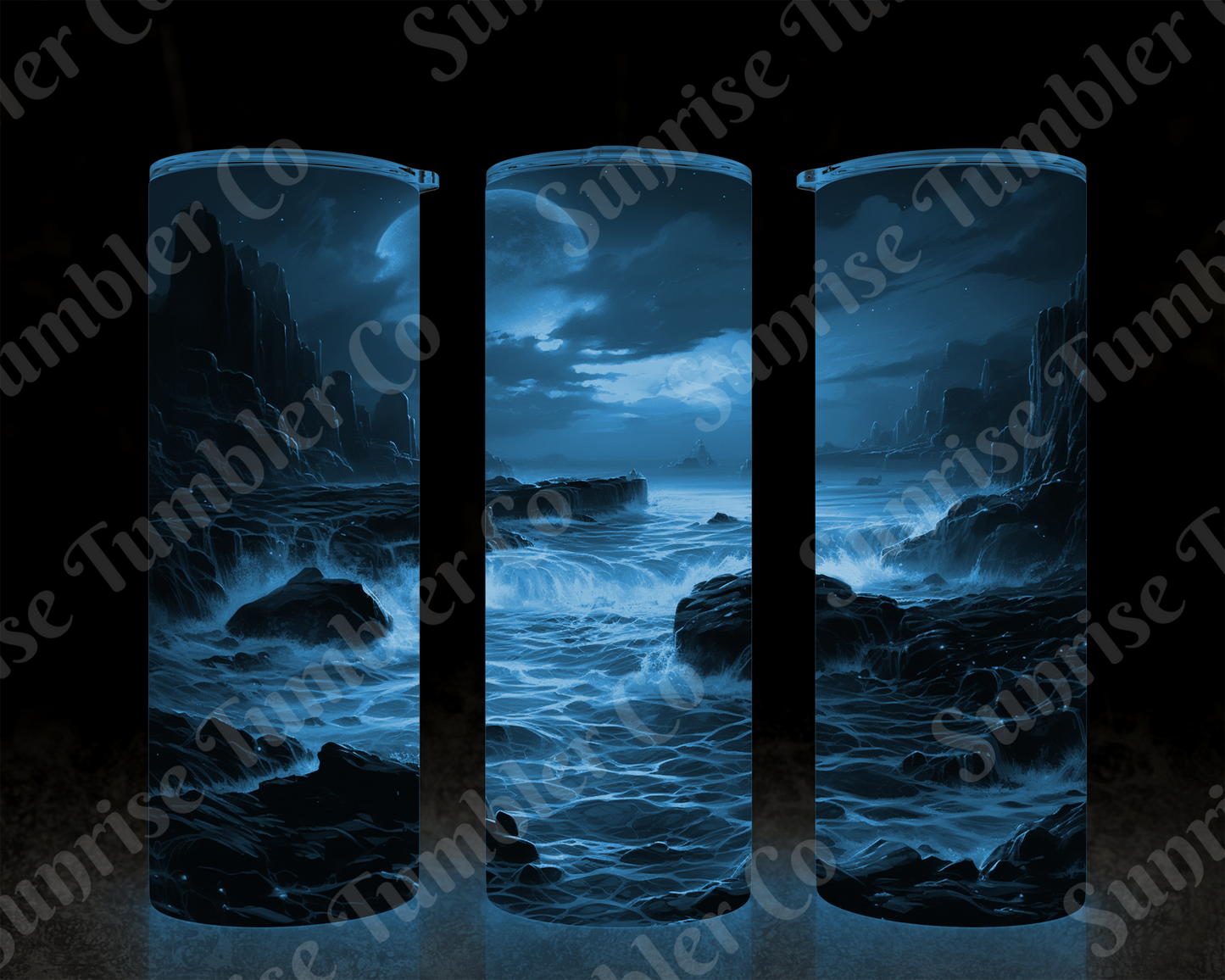 Moon Variety - 20 oz and 30 oz Tumblers (Glow In The Dark Option Available)
