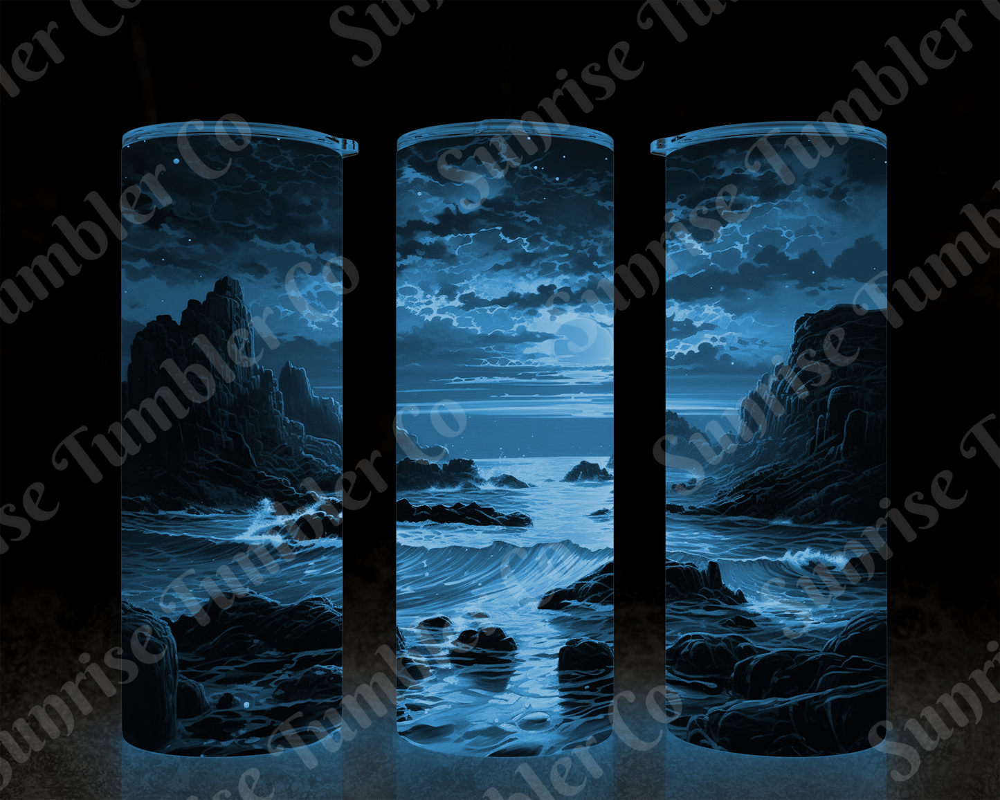 Moon Variety - 20 oz and 30 oz Tumblers (Glow In The Dark Option Available)